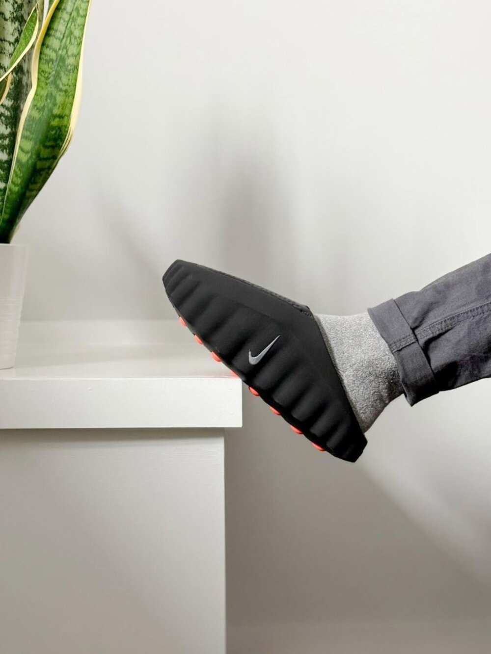 Nike Mind 001 Comfortable Fit Technology Style Baotou Slippers Men's Black